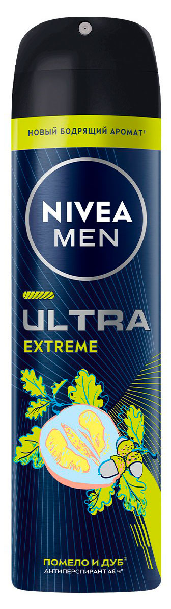 Антиперспирант NIVEA Men Ultra Extreme, 150 мл