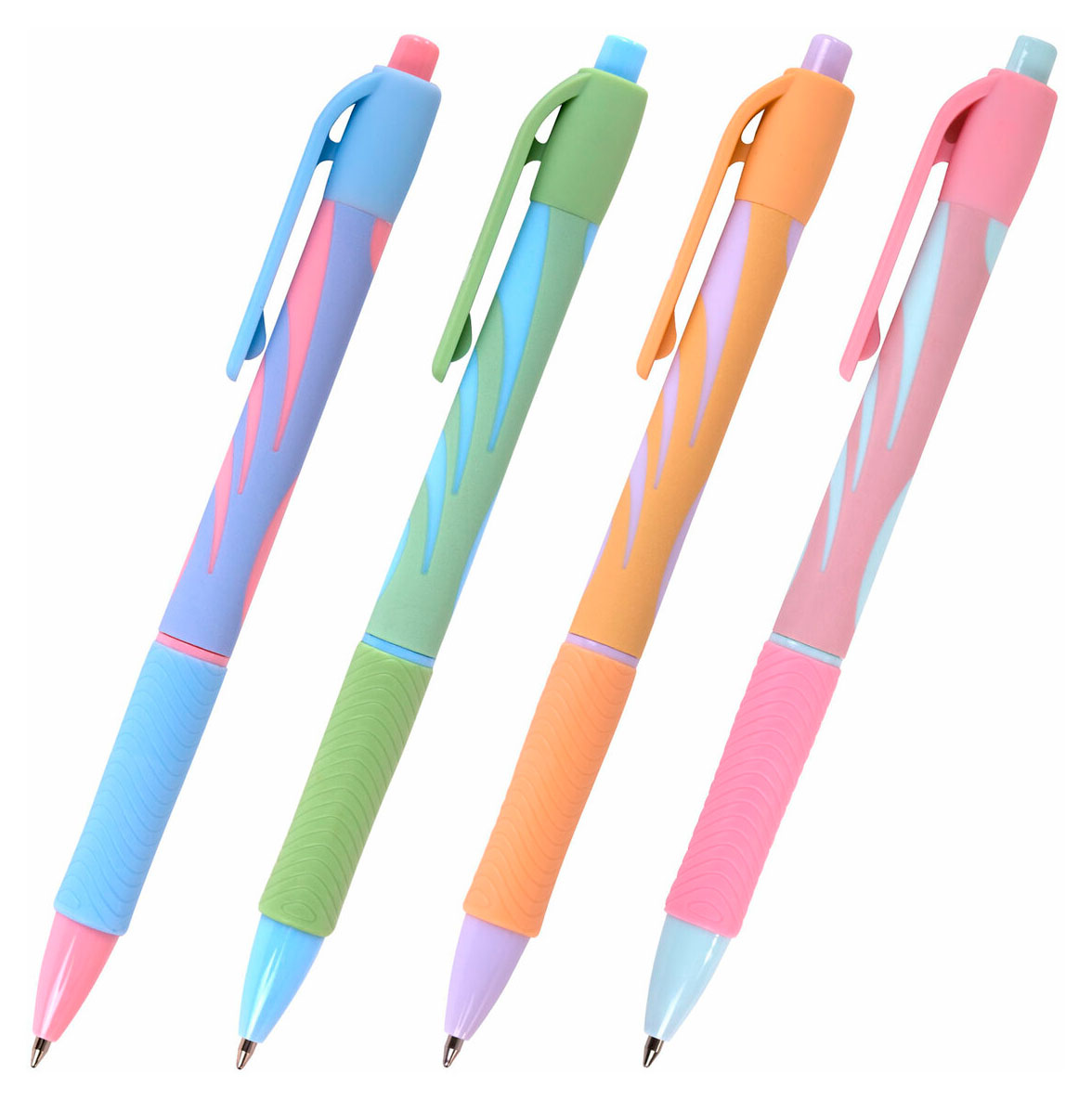 Изображение товара Ручка шариковая автоматическая Brauberg Ultra-RT Pastel синяя 0,7 мм, 1 шт в ассортименте
