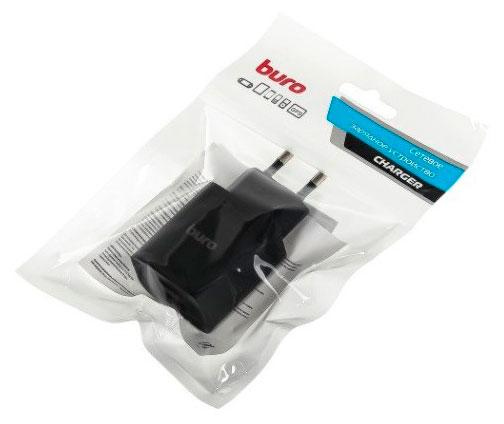 Изображение товара Сетевое зарядное устройство BURO BUWE1 10,5Вт 2.1A 2xUSB
