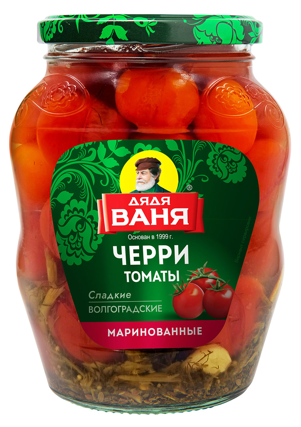 Изображение товара Маринованные томаты черри "Дядя Ваня" 680 г - натуральная овощная закуска