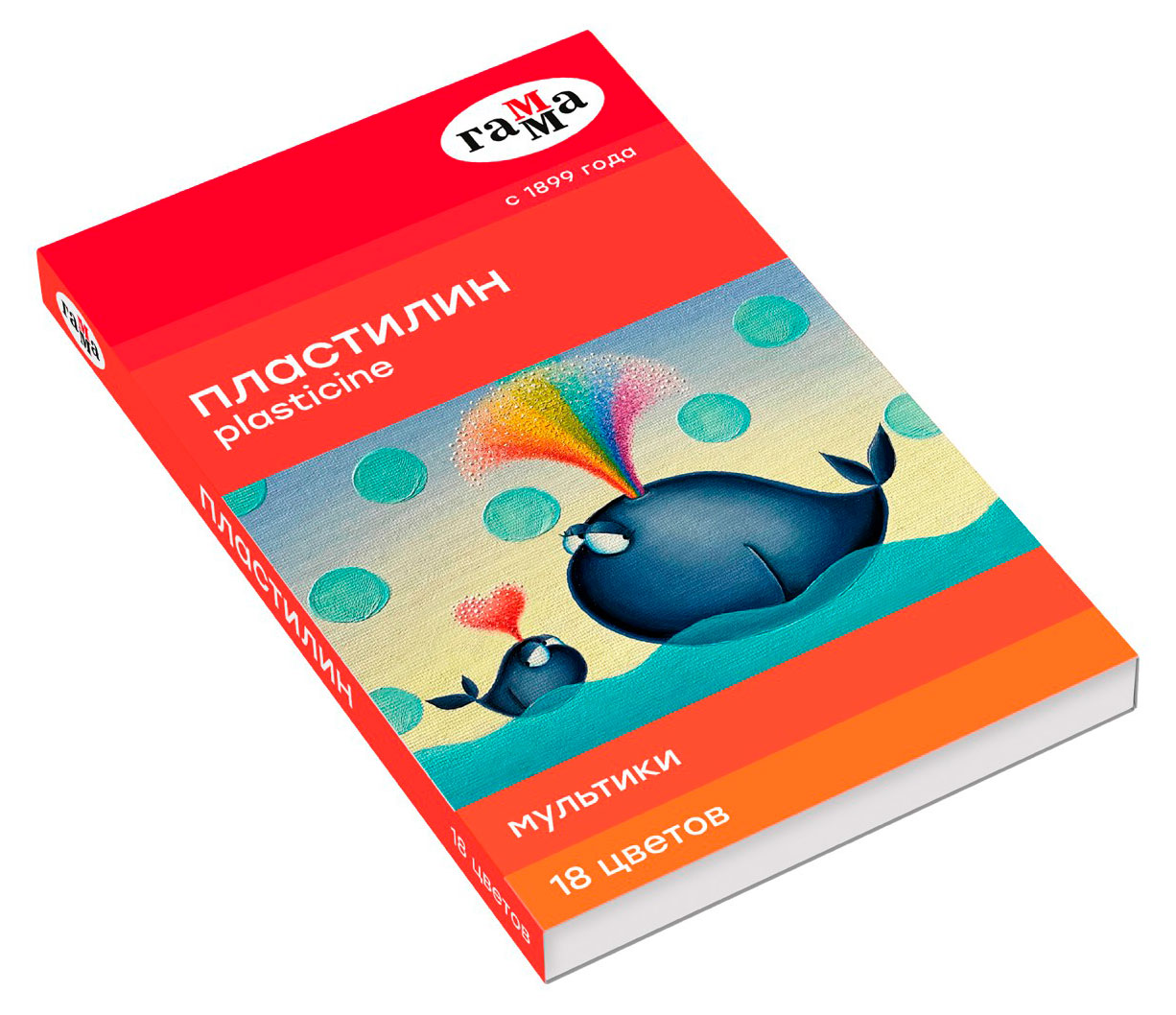Пластилин «Гамма» Мультики со стеком, 18 цветов