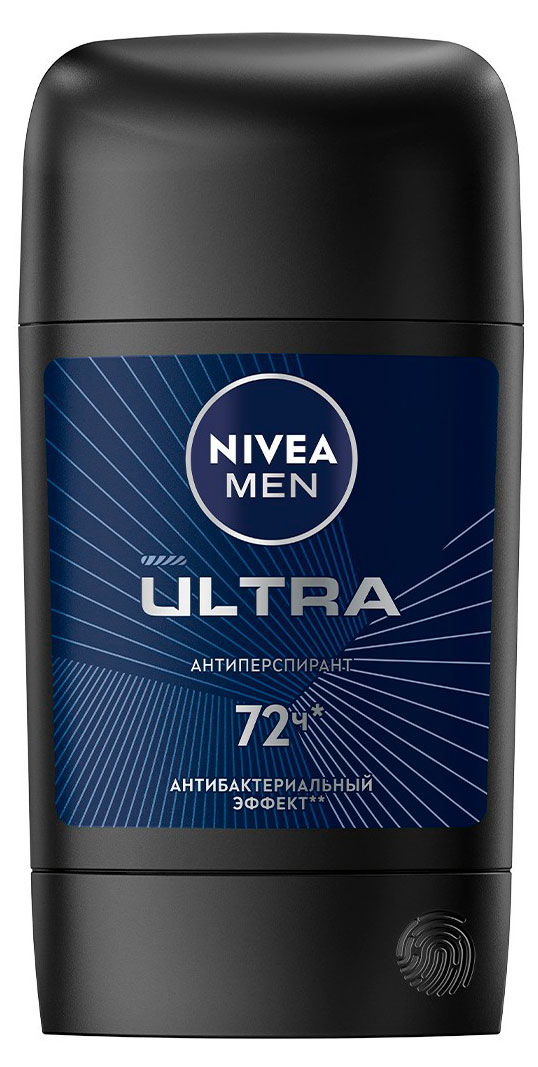 Дезодорант-антиперспирант стик NIVEA MEN Ultra Германия, 50 мл