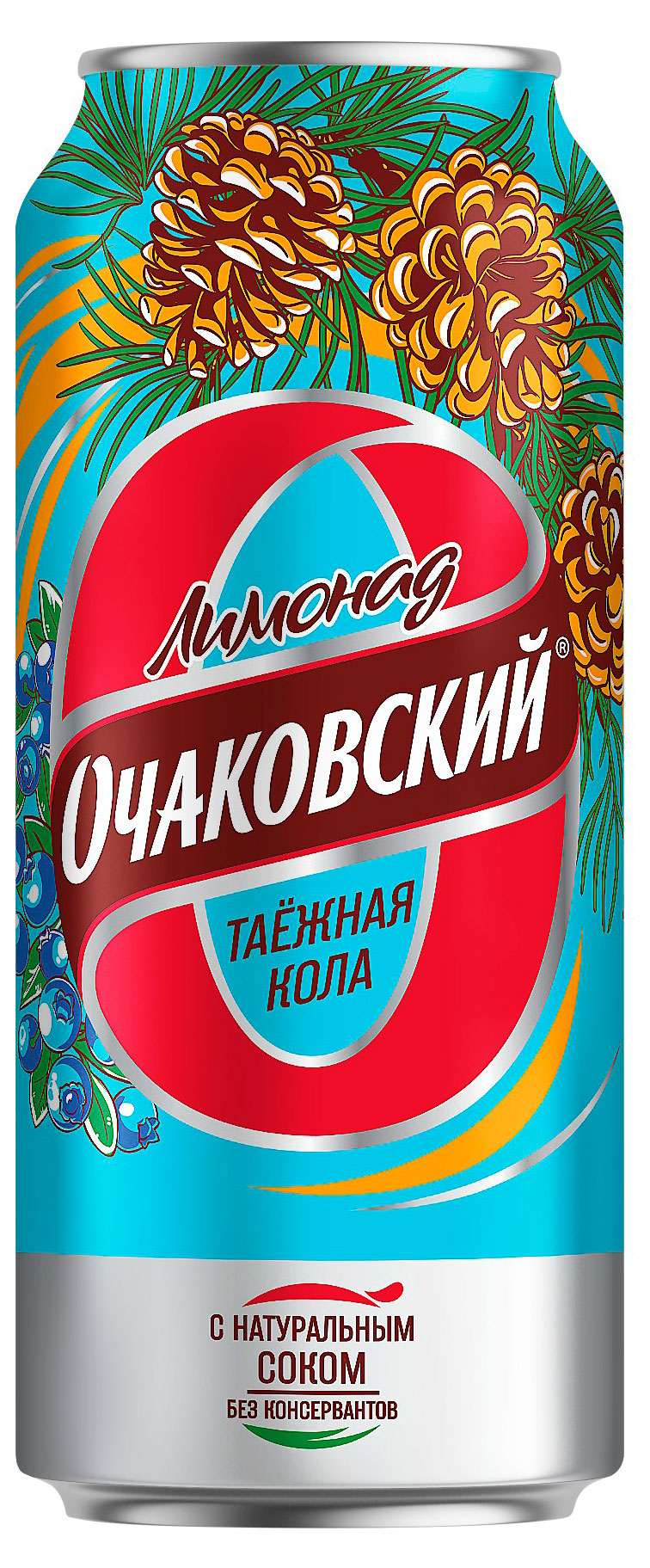 Изображение товара Напиток газированный «Очаково» Лимонад Таежная Кола, 450 мл