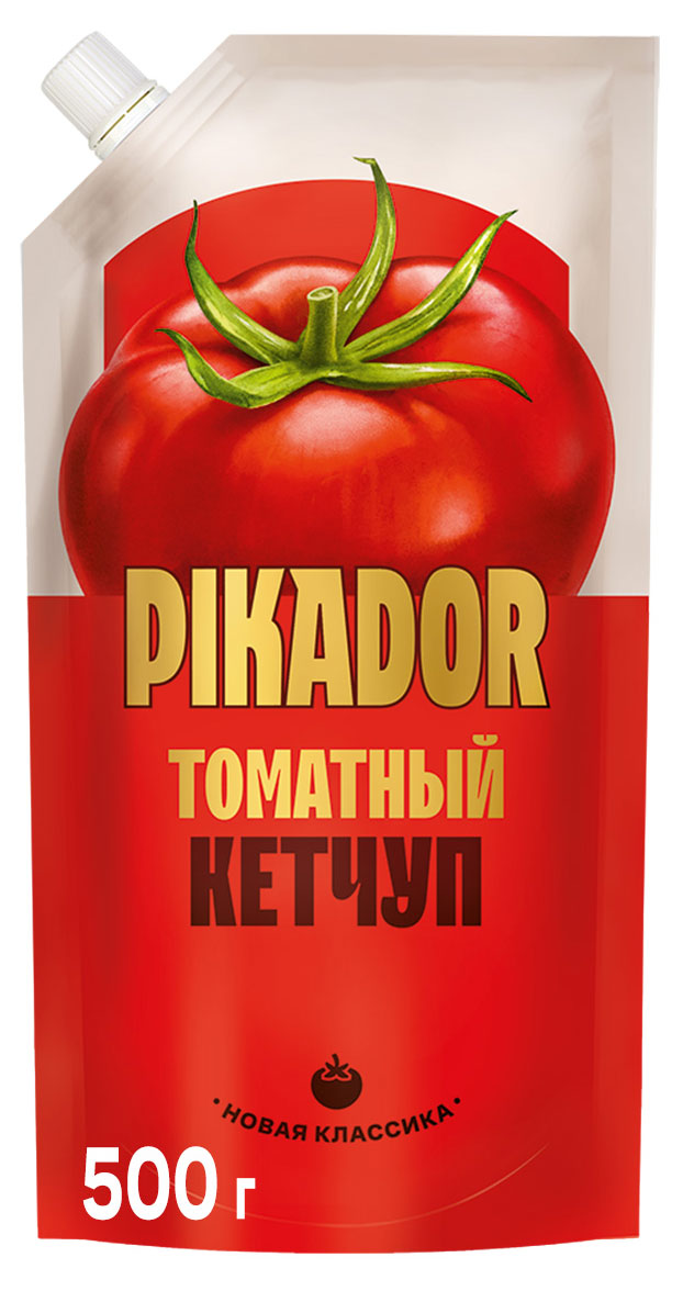 Изображение товара Томатный кетчуп Pikador 500 г с острыми спецями