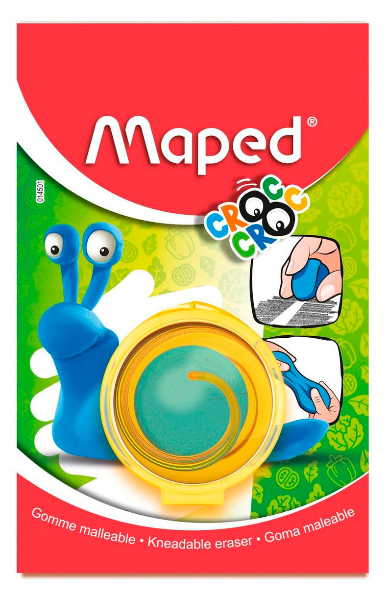 Изображение товара Ластик-клячка Maped Croc Croc в защитном футляре, 1 шт
