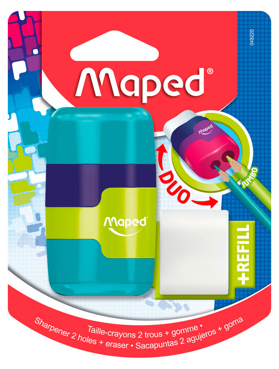 Изображение товара Точилка Maped двухотверстная с контейнером для стружки