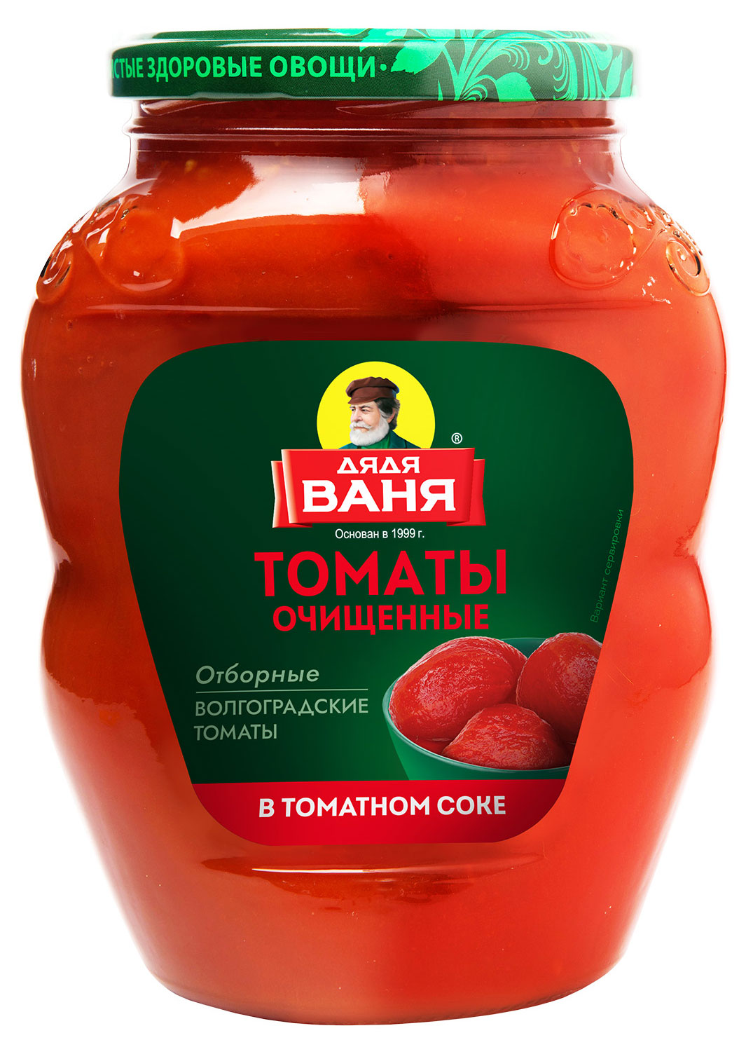 Изображение товара Консервы Томаты в собственном соку "Дядя Ваня", цельные, стерилизованные, 680 г
