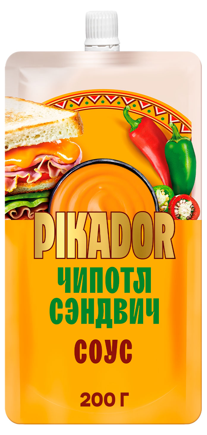 Изображение товара Пикантный соус Pikador Чипотл для сэндвичей 200 г
