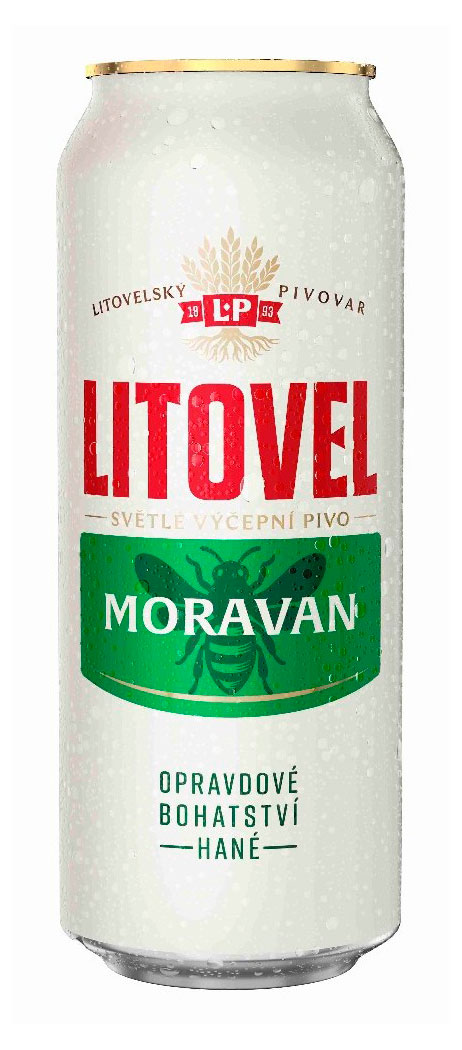 Изображение товара Пиво светлое litovel Moravan 4,6% Чехия, 0,5 л