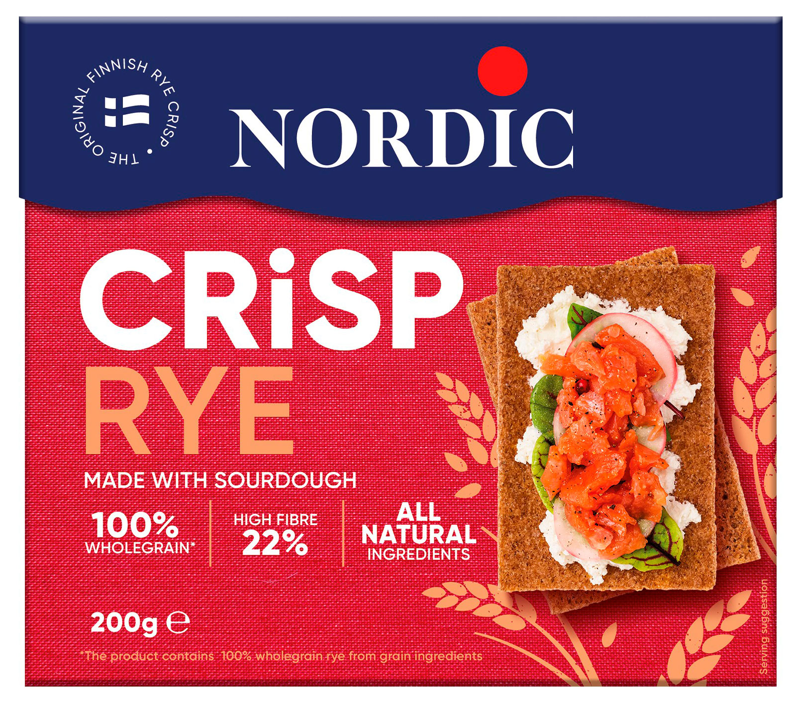 Изображение товара Хлебцы ржаные Nordic Crisp Rye Финляндия, 200 г