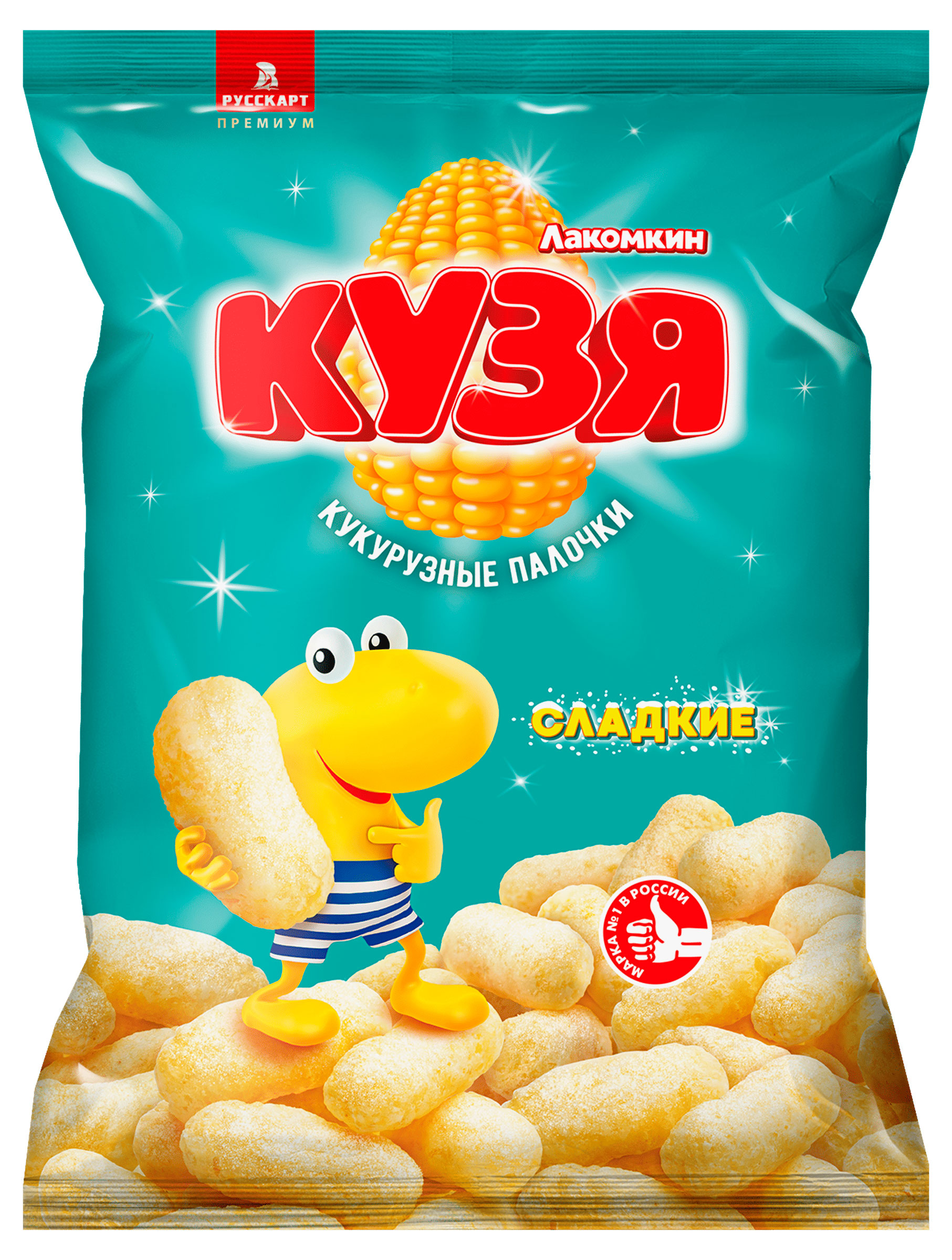 Изображение товара Палочки кукурузные «Русскарт» КУЗЯ Лакомкин сладкие, 140 г
