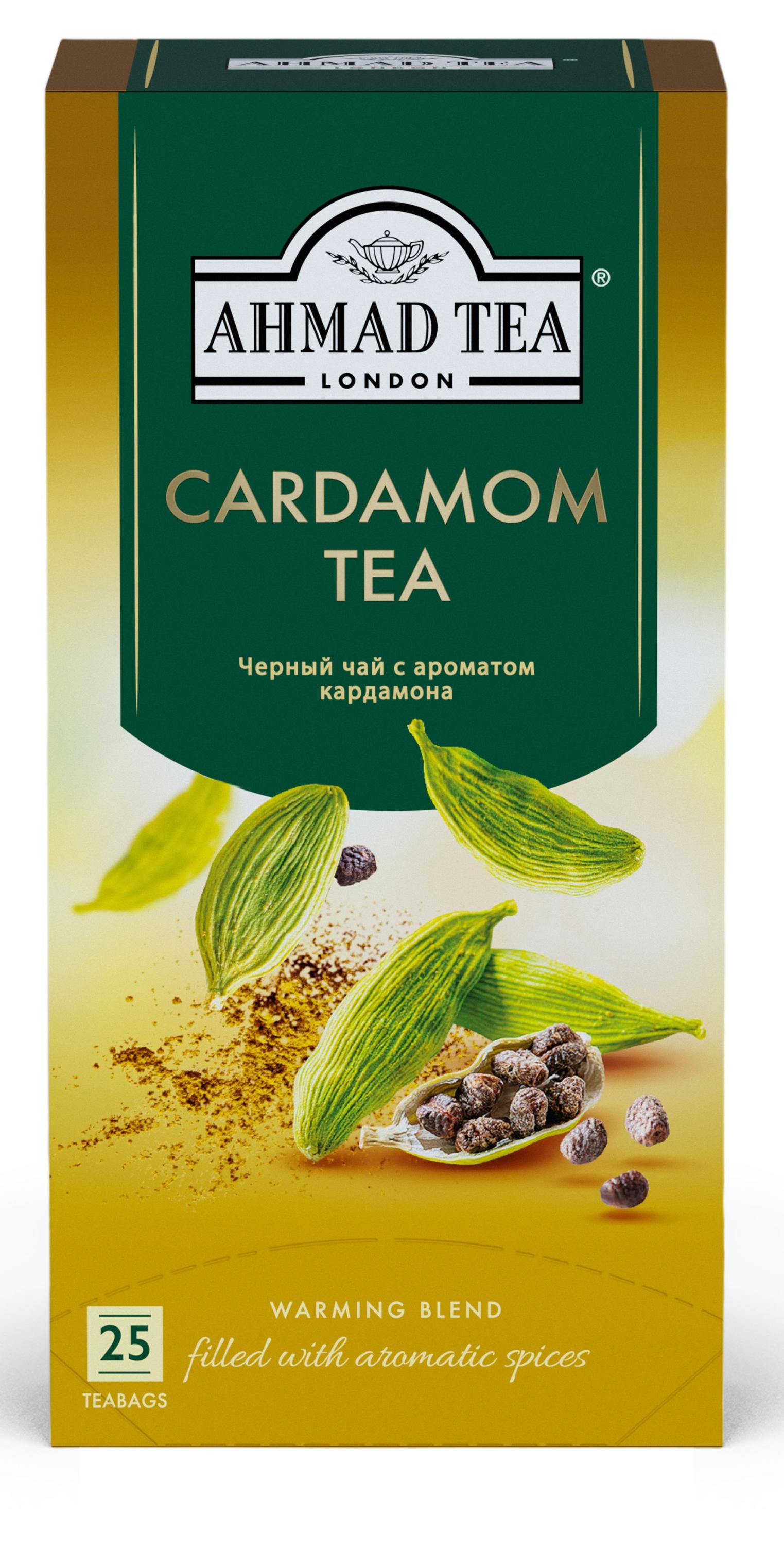 

Чай черный Ahmad Tea Кардамон, 25x2 г