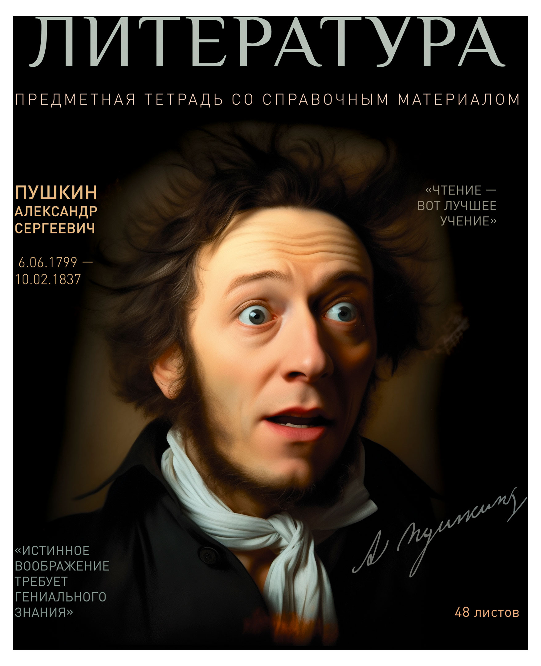 Изображение товара Предметная тетрадь ПЗБМ Литература А5 48 л мягкая обложка