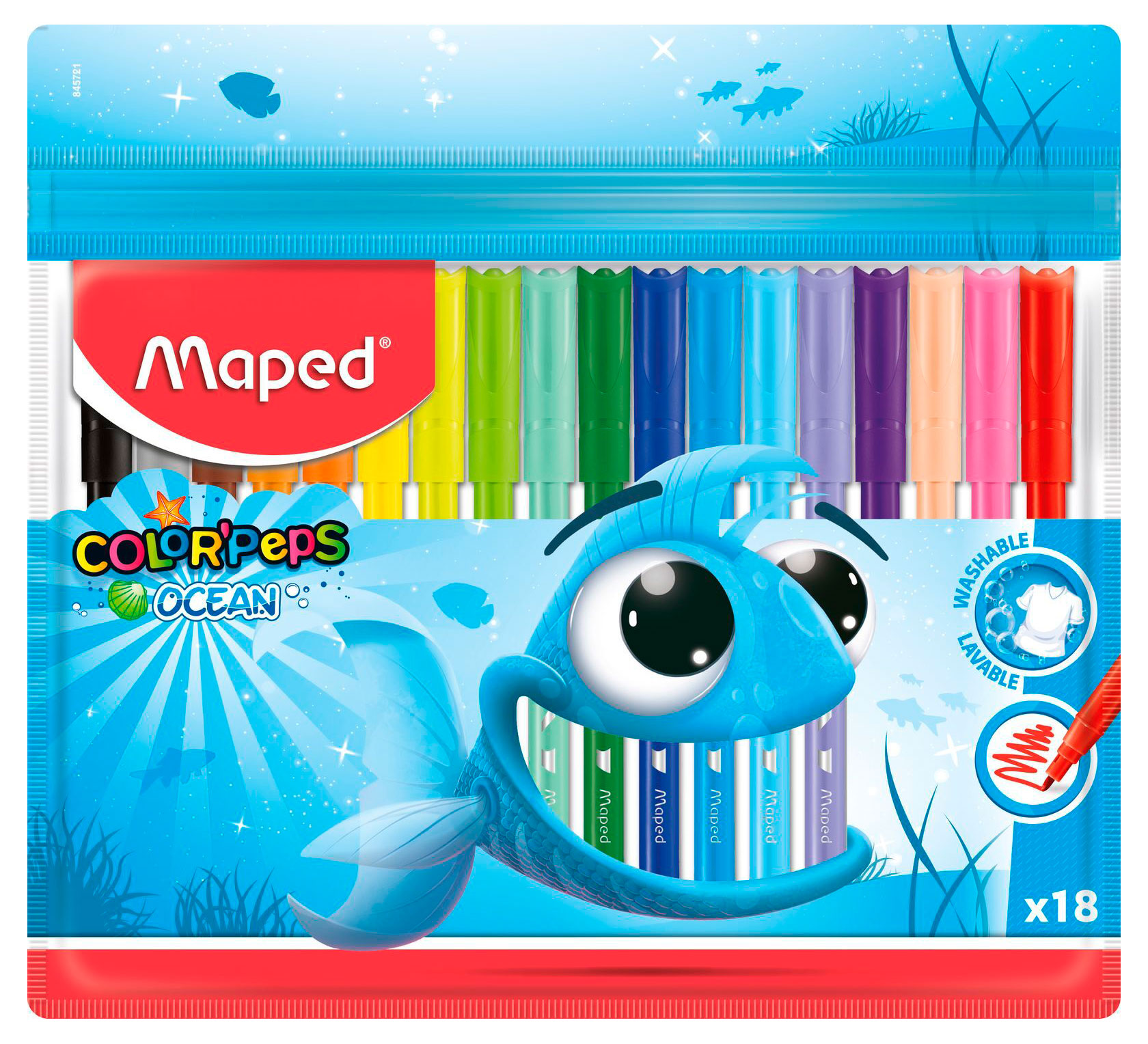 Изображение товара Фломастеры Maped Color Peps Ocean, 18 цветов