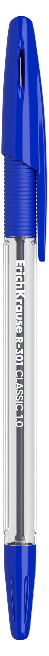 Изображение товара Ручка шариковая ErichKrause Classic Stick&Grip R-301 синяя 1,0 мм, 1 шт