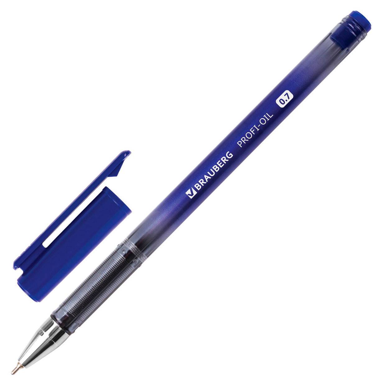 BRAUBERG | Ручка шариковая BRAUBERG Profi-Oil синяя 0,7 мм, 1 шт