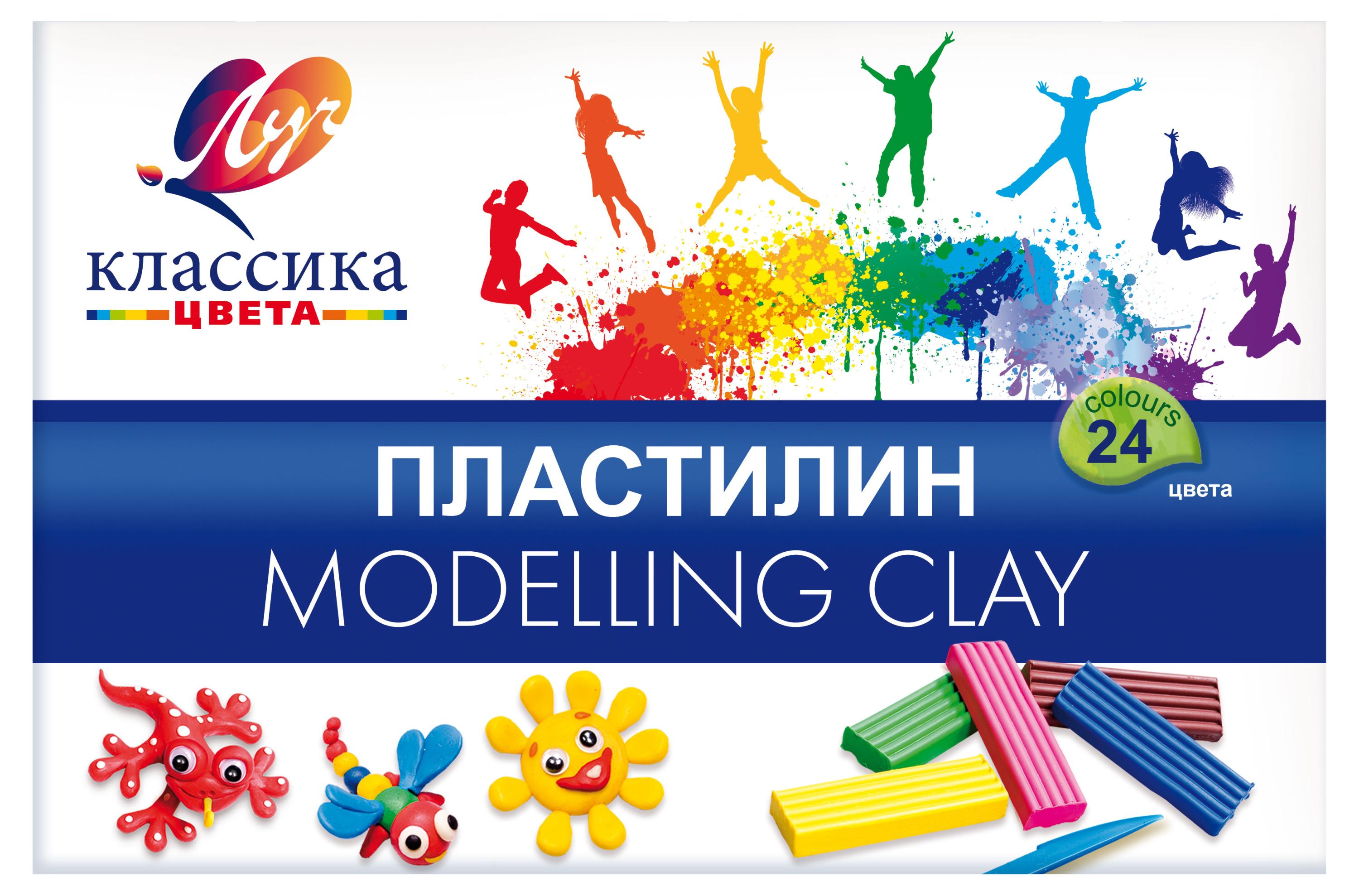 Изображение товара Пластилин «Луч» Классика, 24 цвета