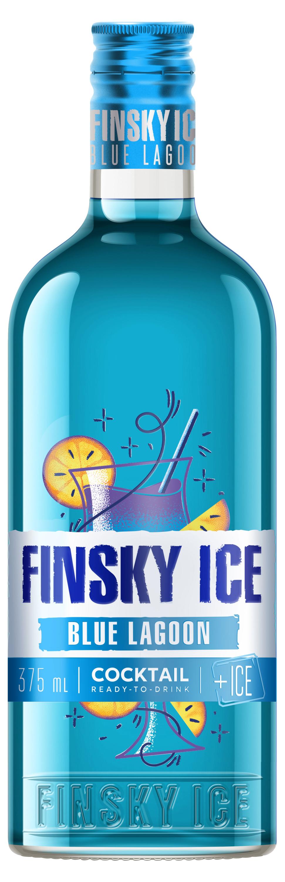 Изображение товара Аперитив Finsky Ice Голубая лагуна Россия, 0,375 л