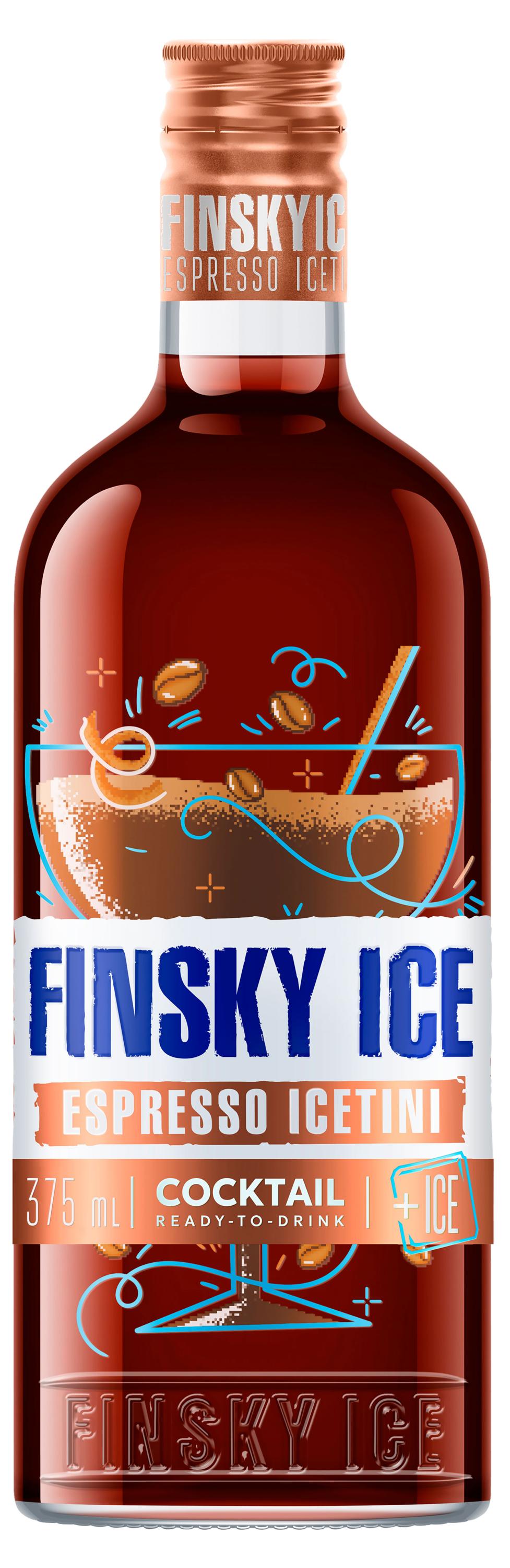 Изображение товара Аперитив Finsky Ice Эспрессо айстини Россия, 0,375 л