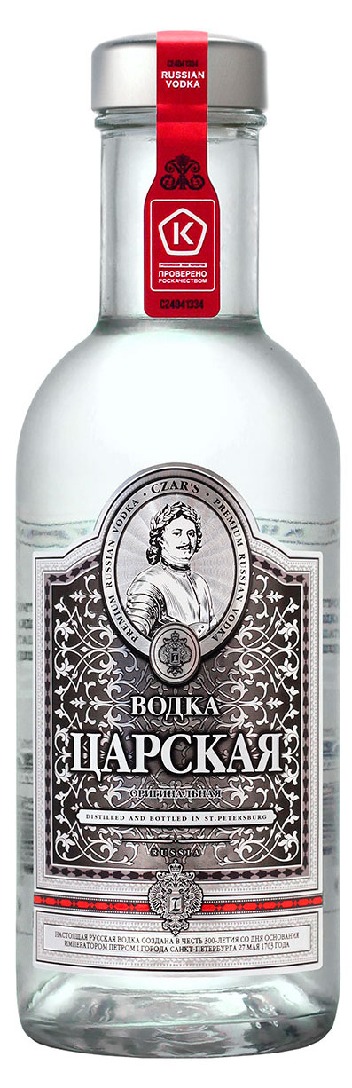 Изображение товара Водка «ЦАРСКАЯ» Оригинальная Россия, 0,35 л