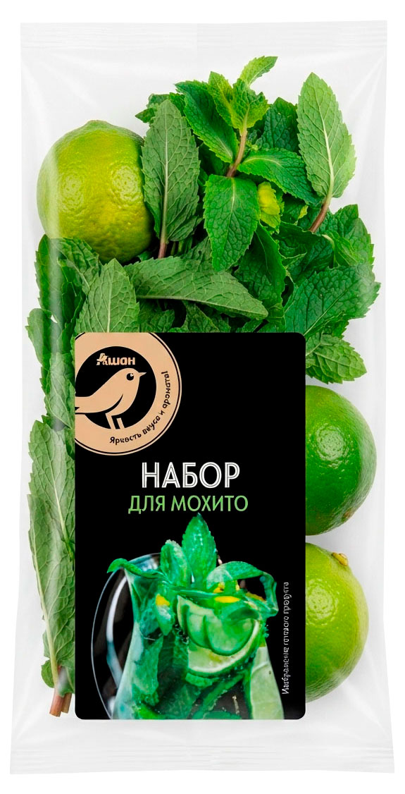 Набор для мохито АШАН Золотая птица, 200 г