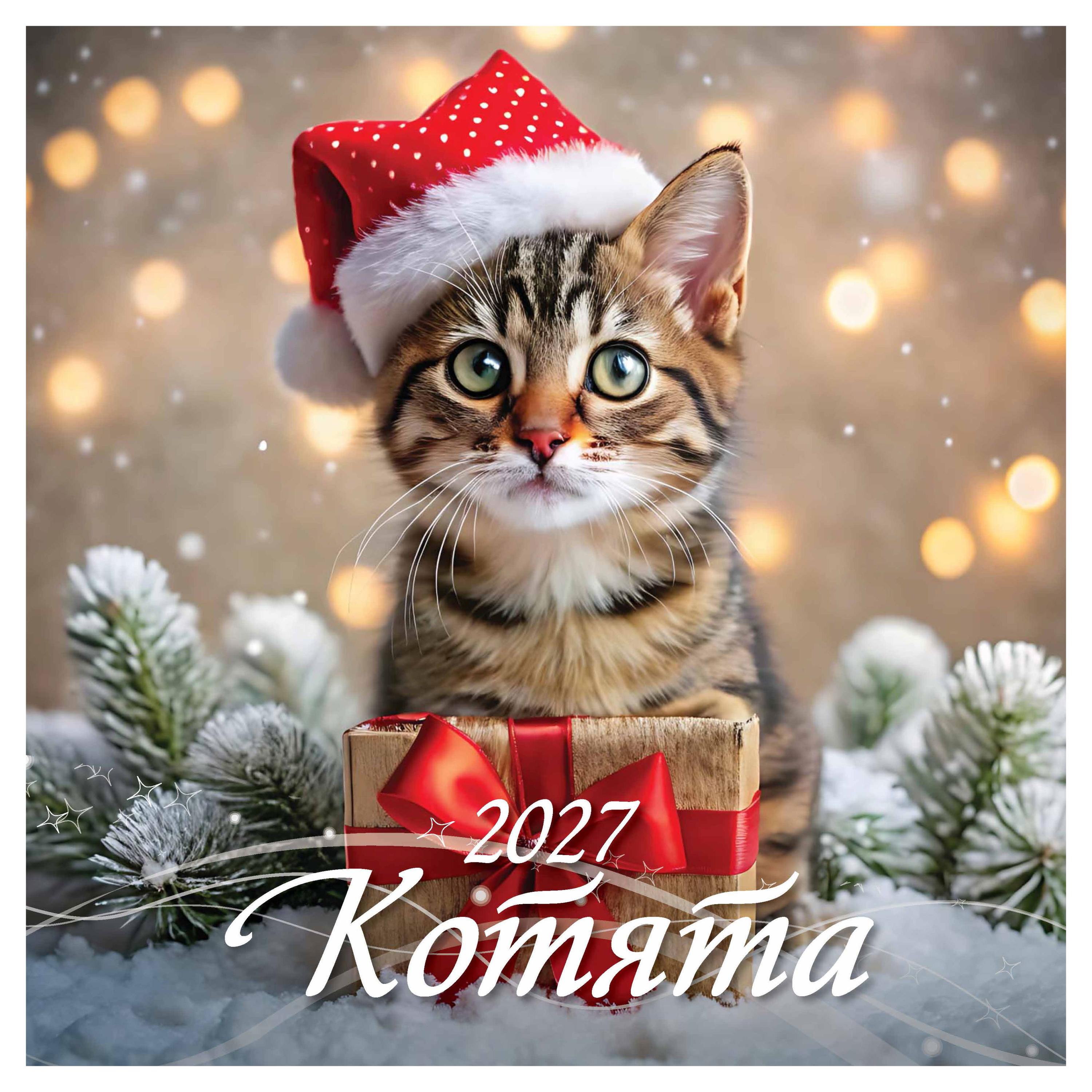 Изображение товара Календарь настенный перекидной «Дитон» Котята на 2027 г, 285х285 мм, 12 л