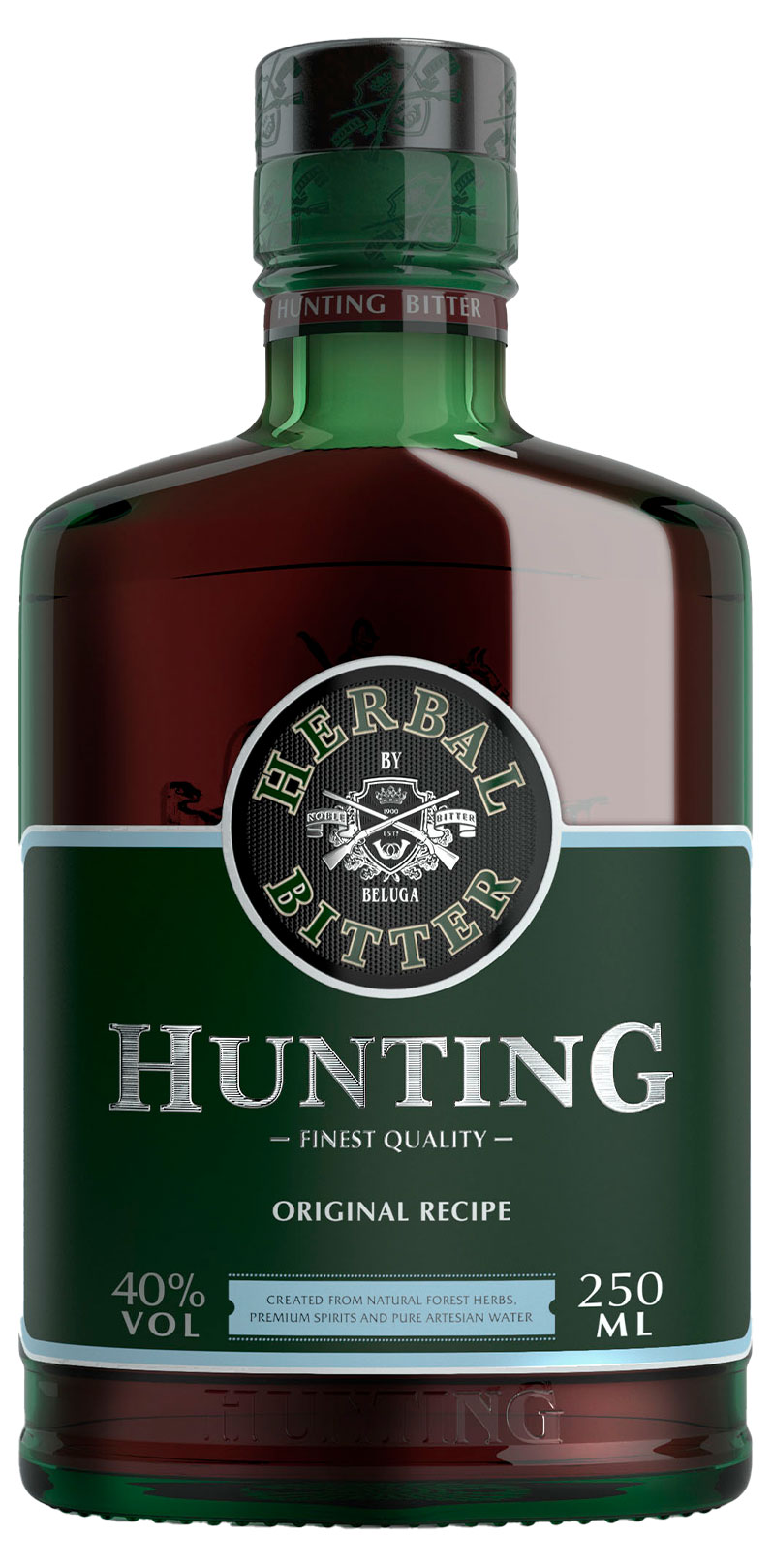 Изображение товара Ликер BELUGA Hunting Herbal Россия 0,25 л с травяным ароматом и мягким вкусом