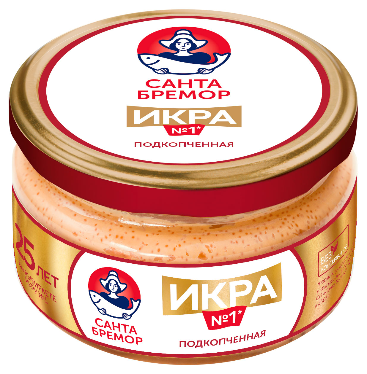 Изображение товара Икра мойвы «Санта Бремор» Икра № 1 подкопченная, 180 г