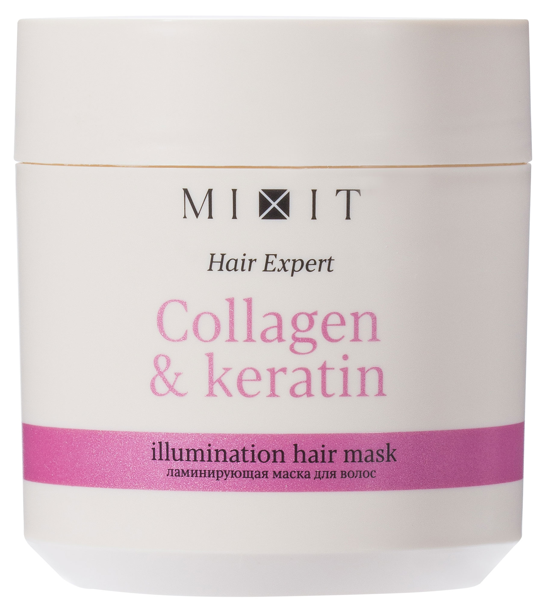 Изображение товара Маска для волос Mixit Collagen Keratin Ламинирующая, 400 мл