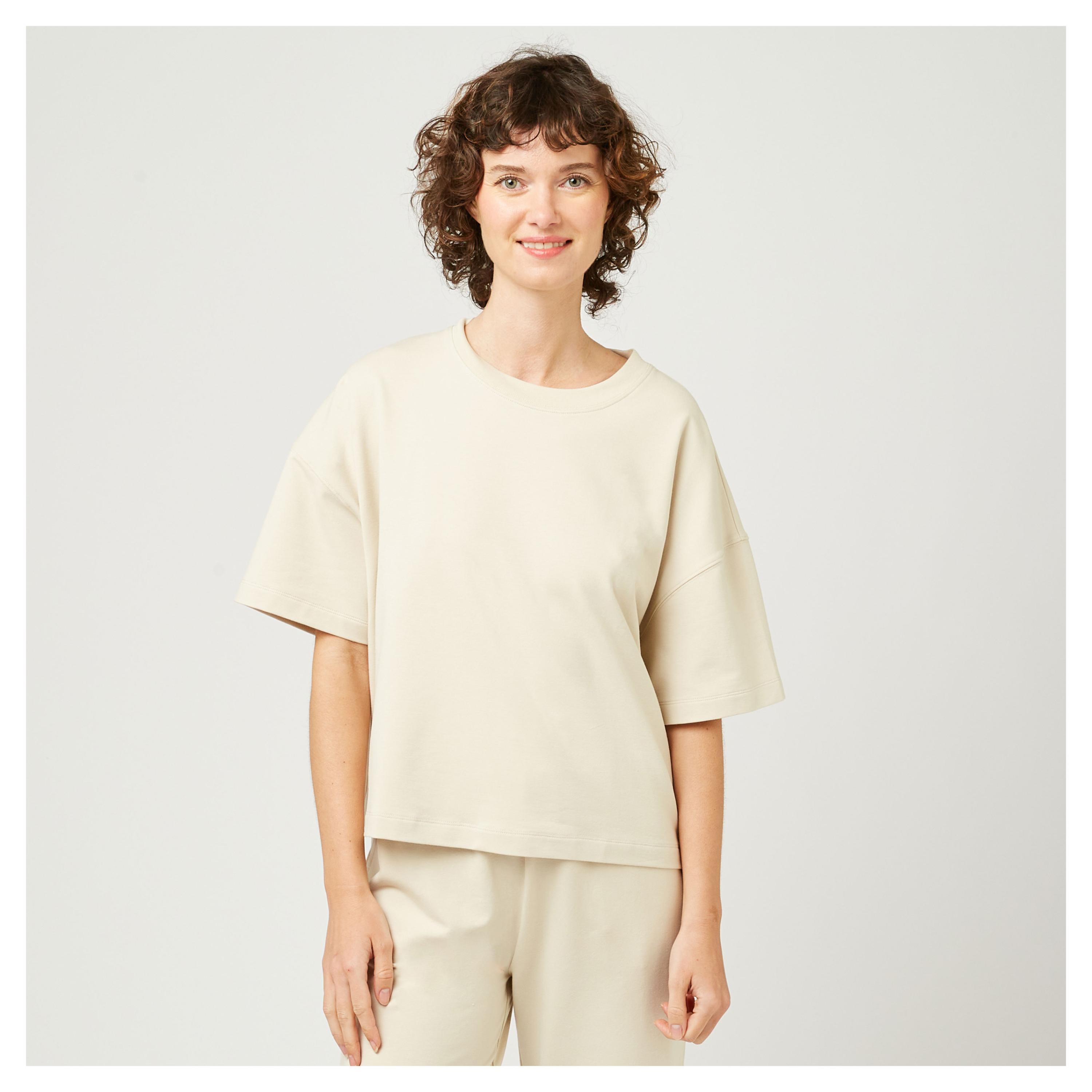 Изображение товара Футболка спортивная женская InExtenso бежевая, р. XS-XXL