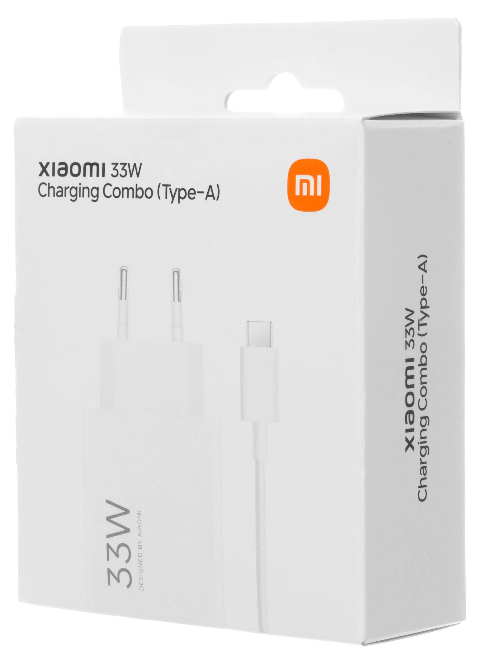 Изображение товара Сетевое зарядное устройство Xiaomi 33 Вт Type-А с кабелем белое, 1 м