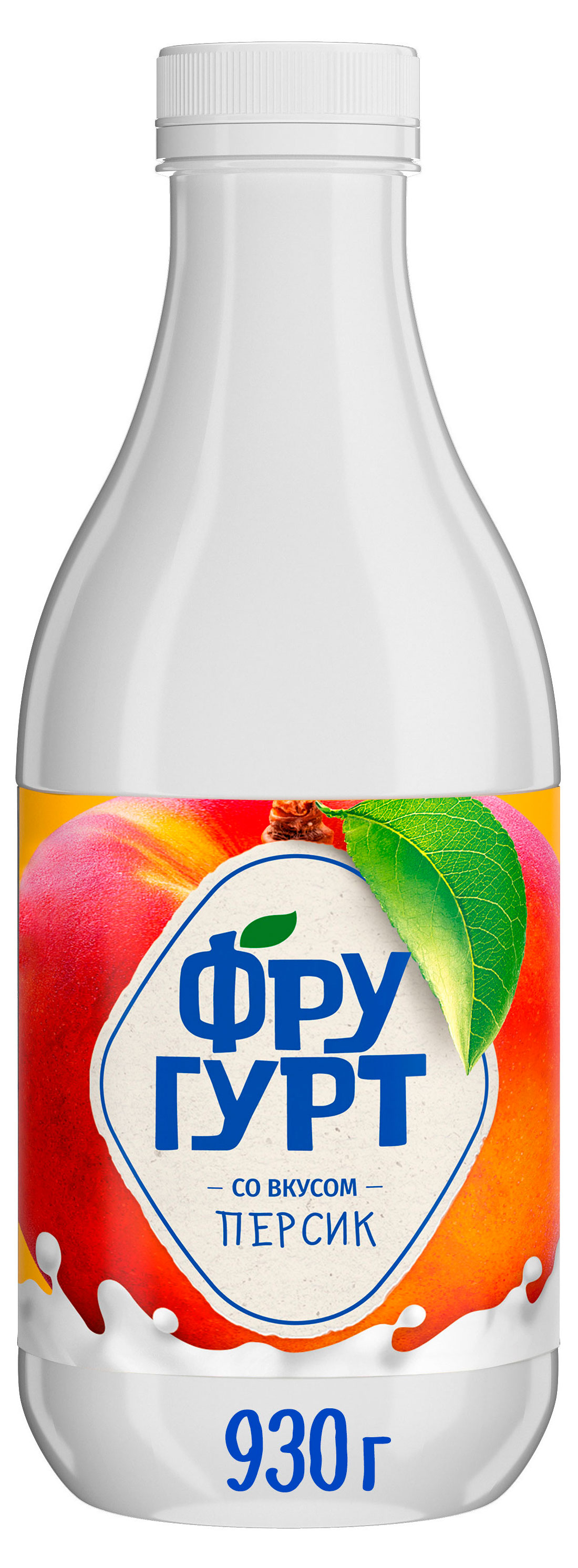 Изображение товара Напиток Фругурт Персик питьевой йогурт 0.93 л