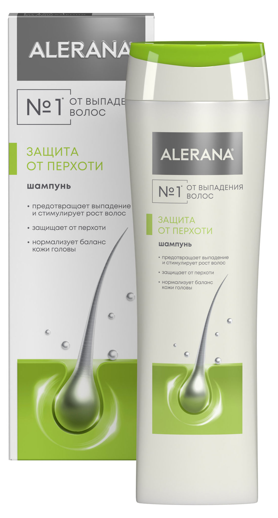 Изображение товара Шампунь для волос Alerana защита от перхоти, 250 мл