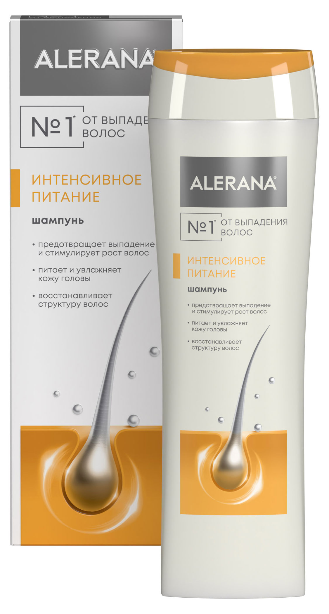 Изображение товара Шампунь для волос Alerana интенсивное питание, 250 мл
