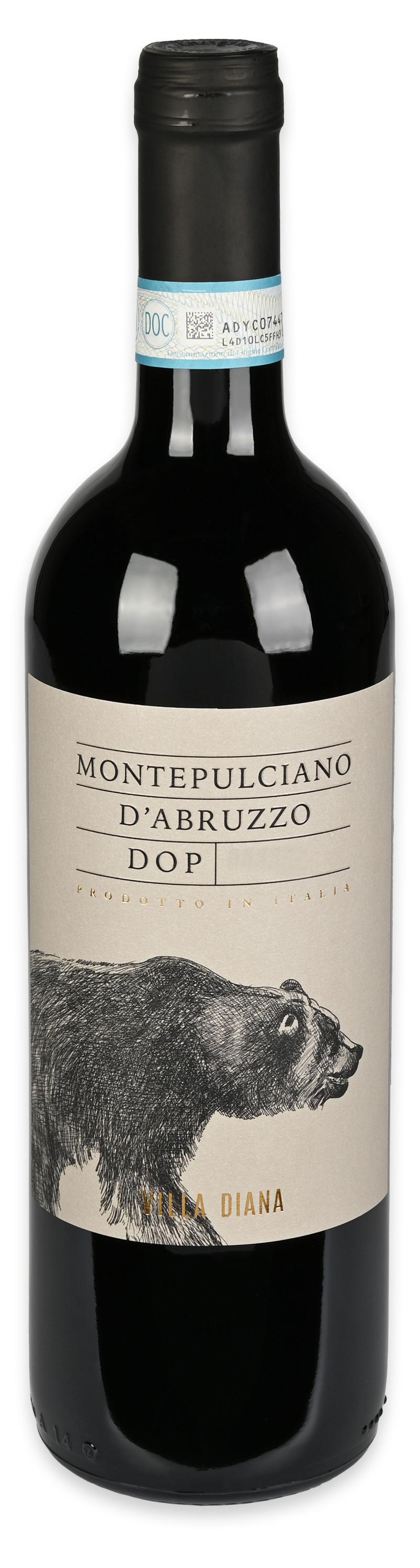Изображение товара Вино Villa Diana Montepulciano D'Abruzzo красное сухое Италия, 0,75 л