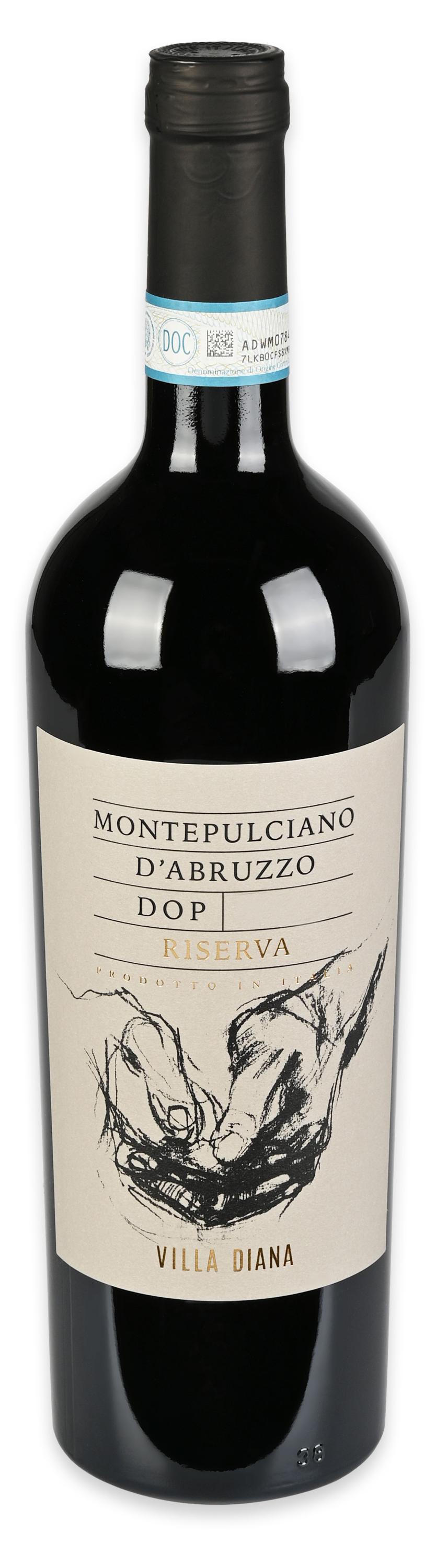 Изображение товара Вино Villa Diana Montepulciano D'Abruzzo Riserva красное полусухое Италия, 0,75 л
