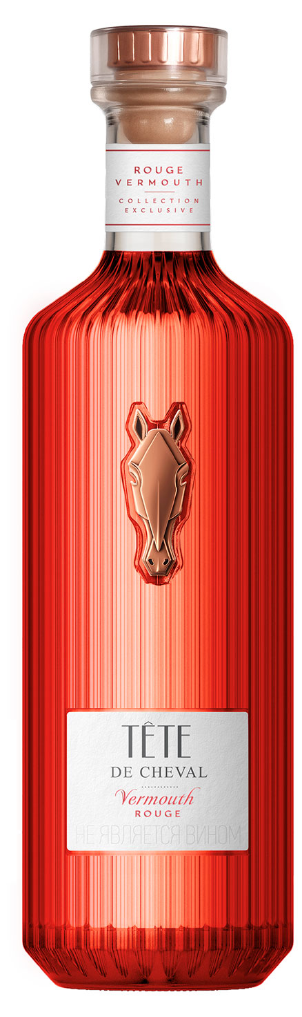 Изображение товара Вермут Tete de Cheval Rouge красный сладкий Россия, 0,75 л