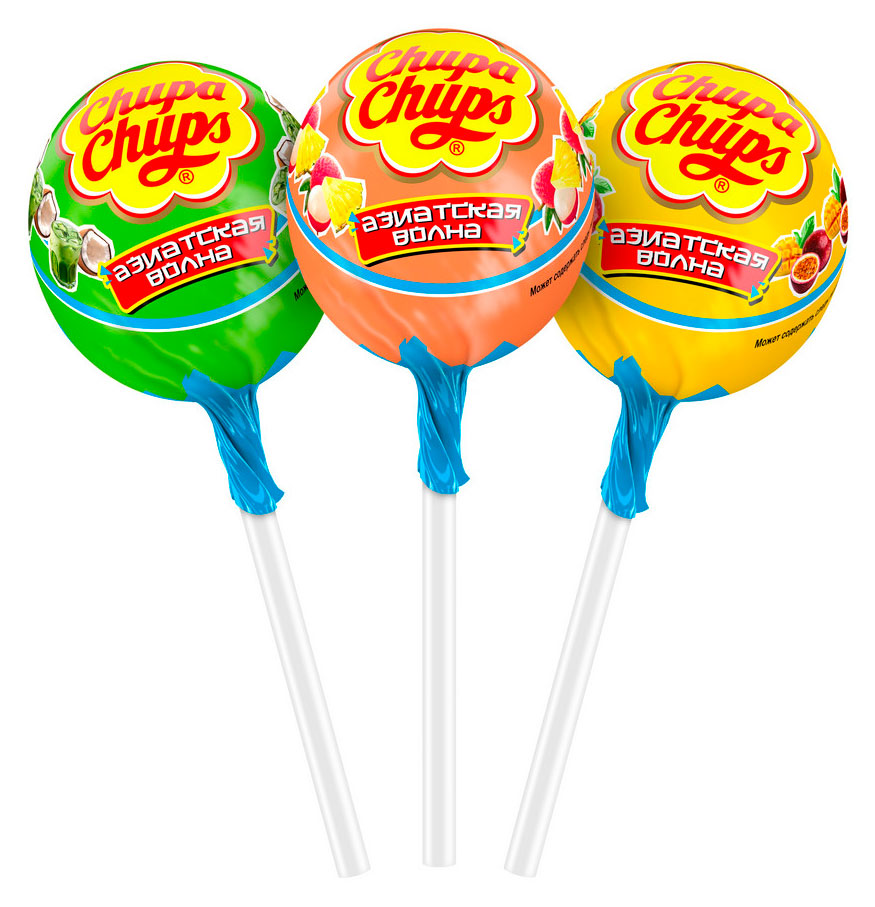 Изображение товара Карамель Chupa Chups Азиатская волна 17 г, 1 шт в ассортименте