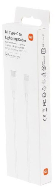 Изображение товара Кабель Xiaomi Mi Type-C to Lightning Cable белый, 1 м