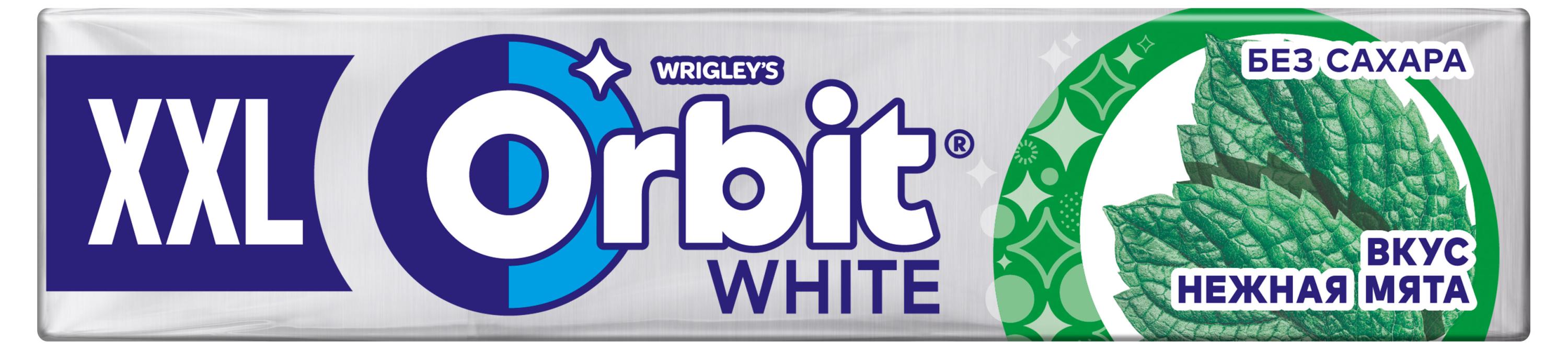 Изображение товара Резинка жевательная Orbit XXL нежная мята без сахара, 19 г