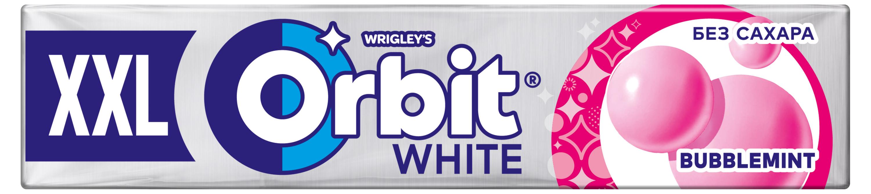 Изображение товара Резинка жевательная Orbit XXL Bubblemint без сахара, 19 г