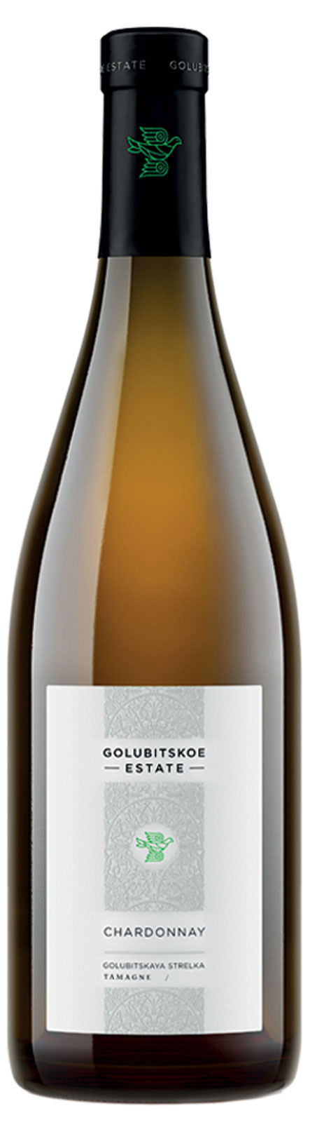 Изображение товара Белое сухое винo Chardonnay Golubitskoe Estate 0.75 л Краснодарский край