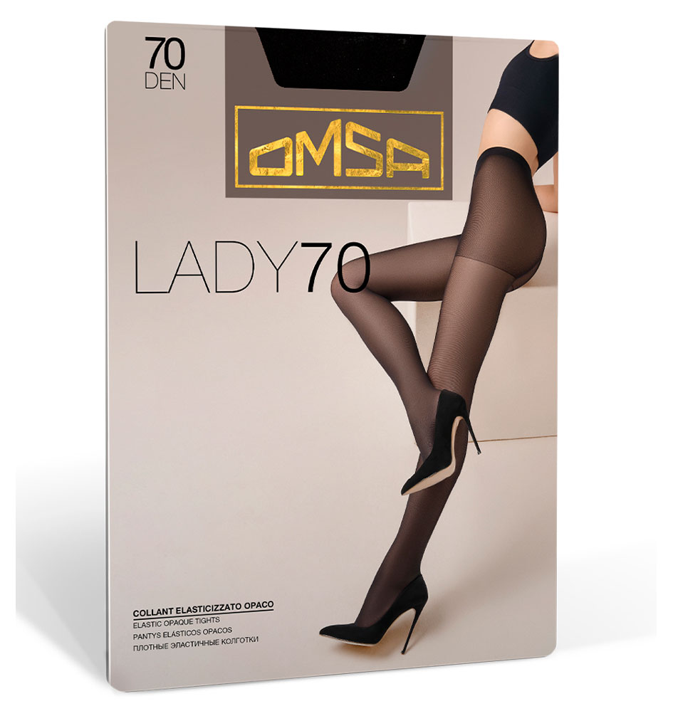 Изображение товара Колготки женские Omsa Lady 70 den nero, р 3
