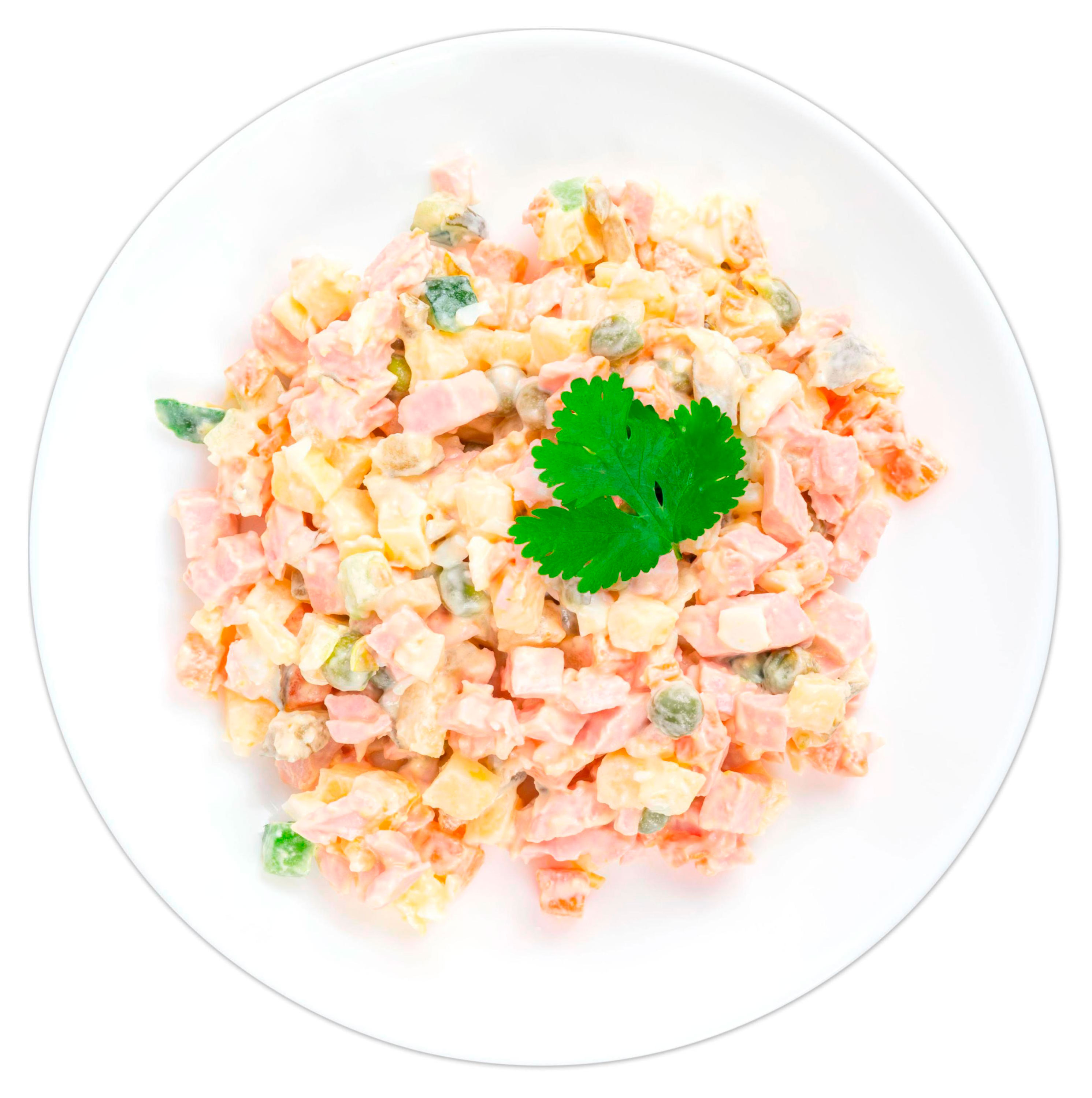 Изображение товара Салат Оливье с курицей, вес