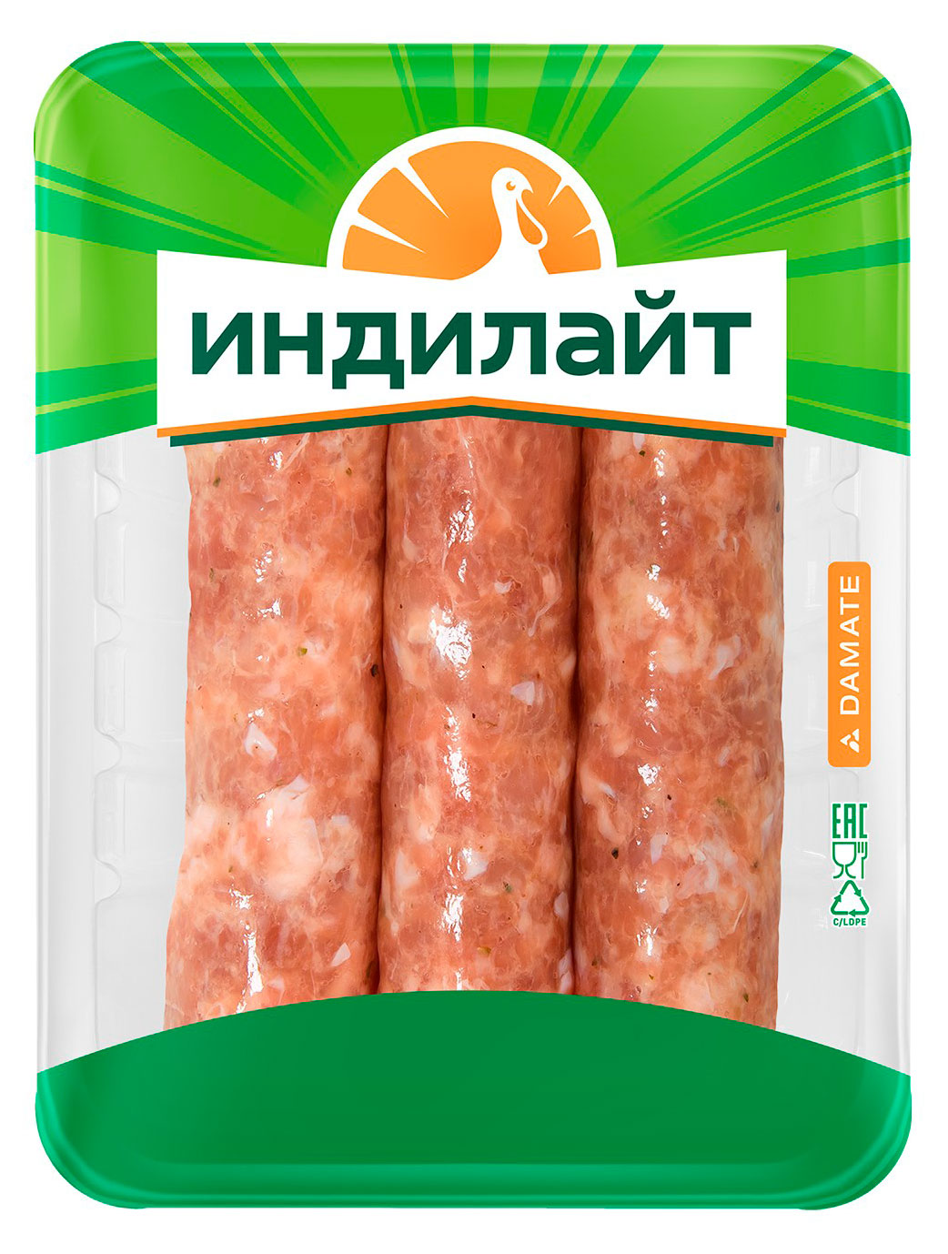 Изображение товара Купаты Индилайт Говядина и Индейка охлажденные 0.35 кг