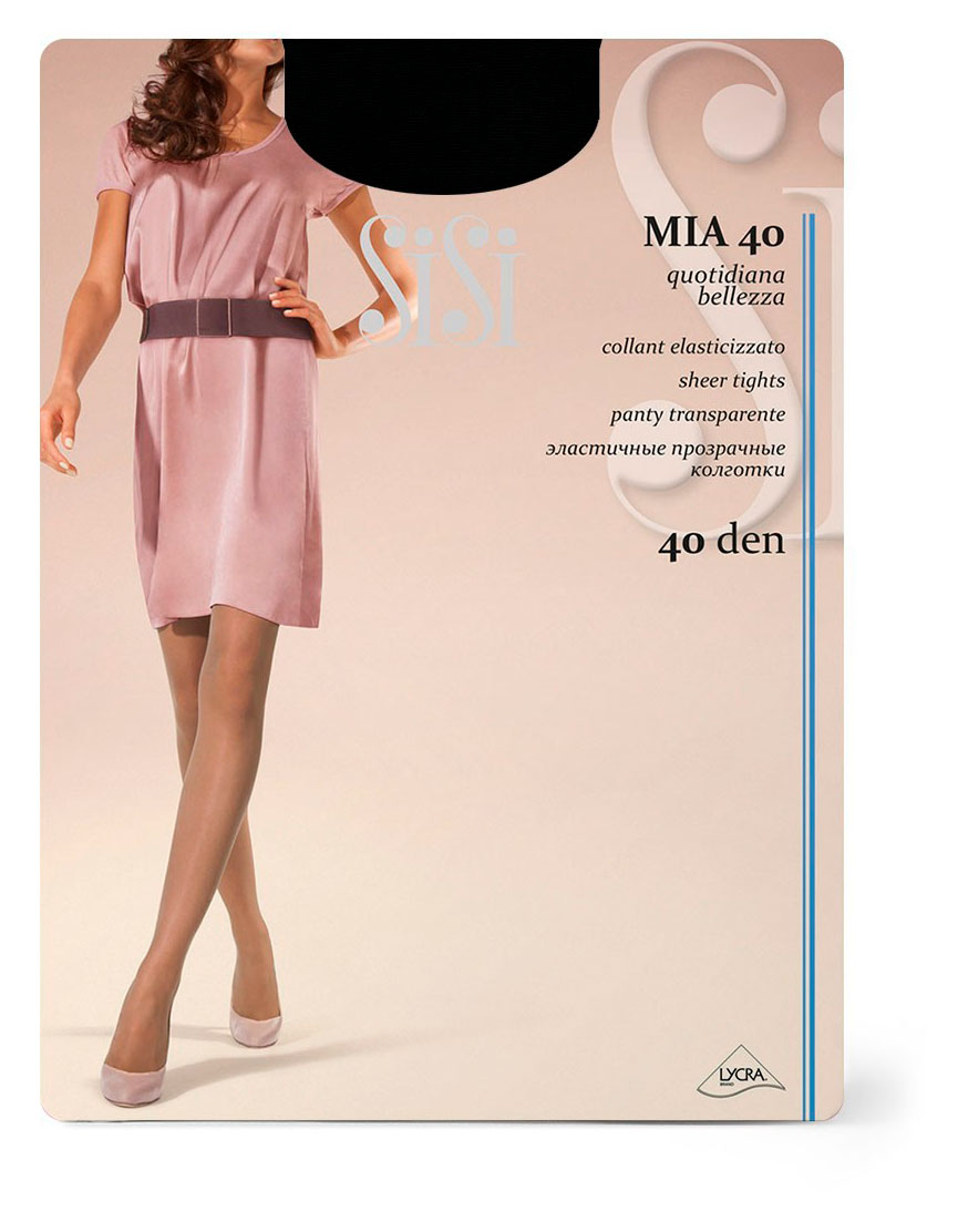 Изображение товара Колготки SiSi Mia 40 Nero, размер 4