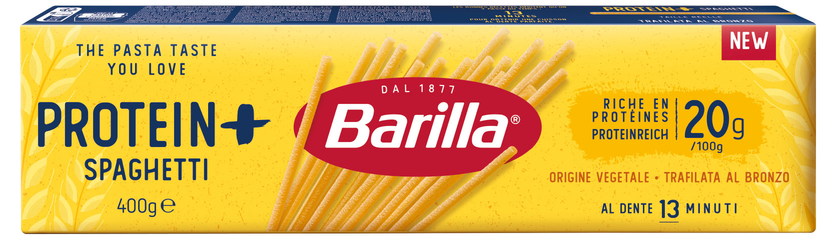 Изображение товара Макаронные изделия Barilla Спагетти протеиновые Италия, 400 г