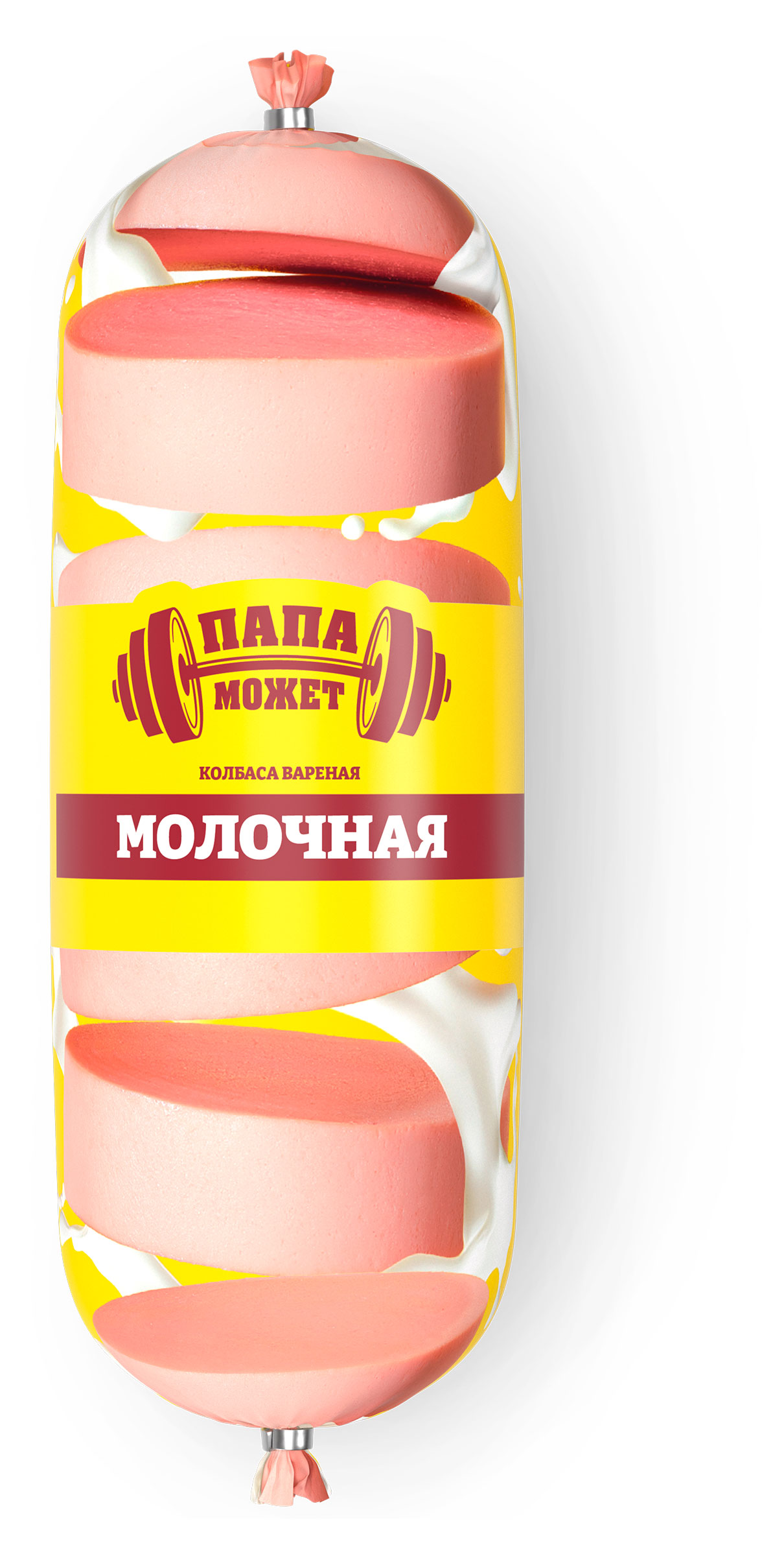 Изображение товара Колбаса вареная «Папа Может» Молочная, ~ 0,8 кг
