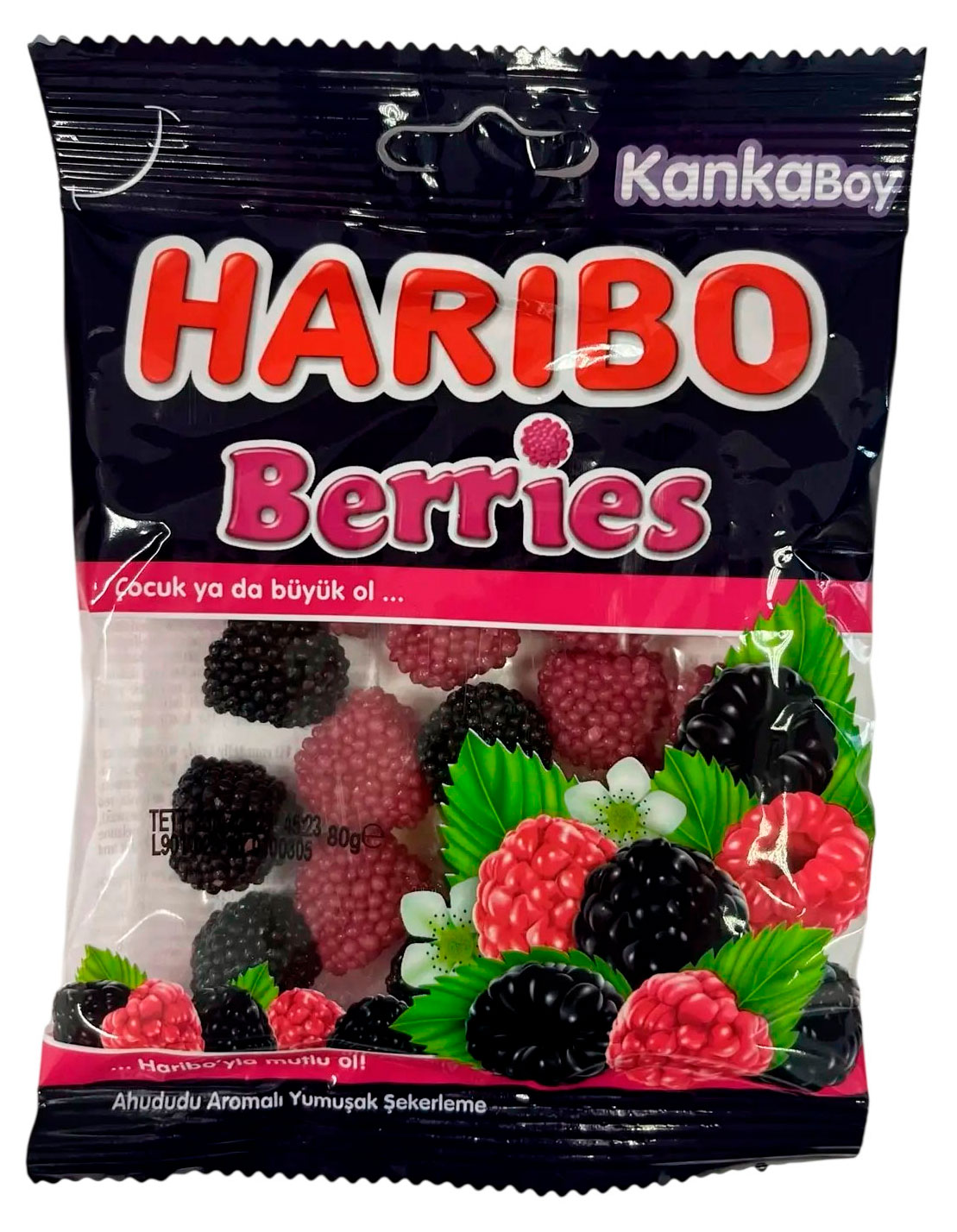 Изображение товара Мармелад желейный Haribo Ягоды Турция, 80 г