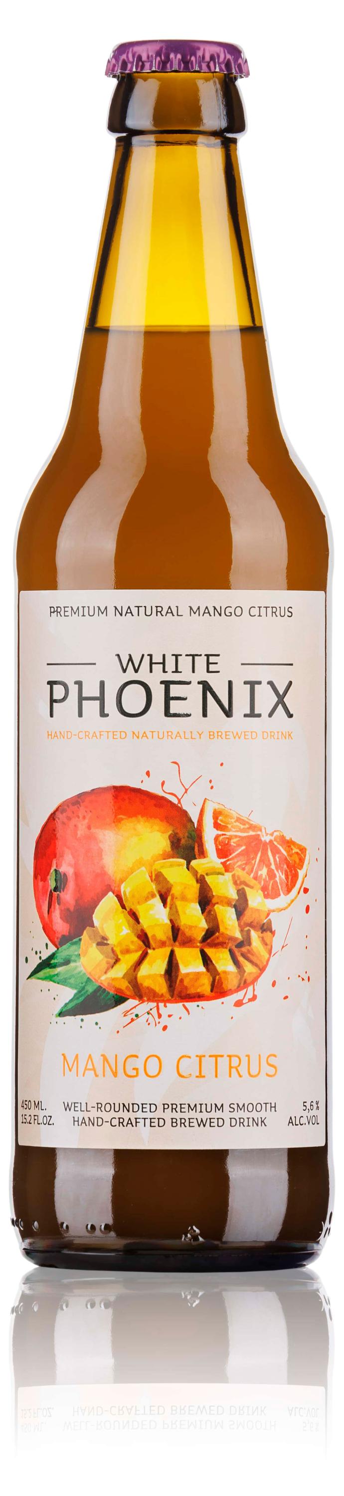 Изображение товара Медовуха White Phoenix Манго-цитрус 5,6%, 450 мл